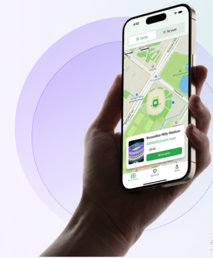 Maydon App Showcase Mobile Mockup